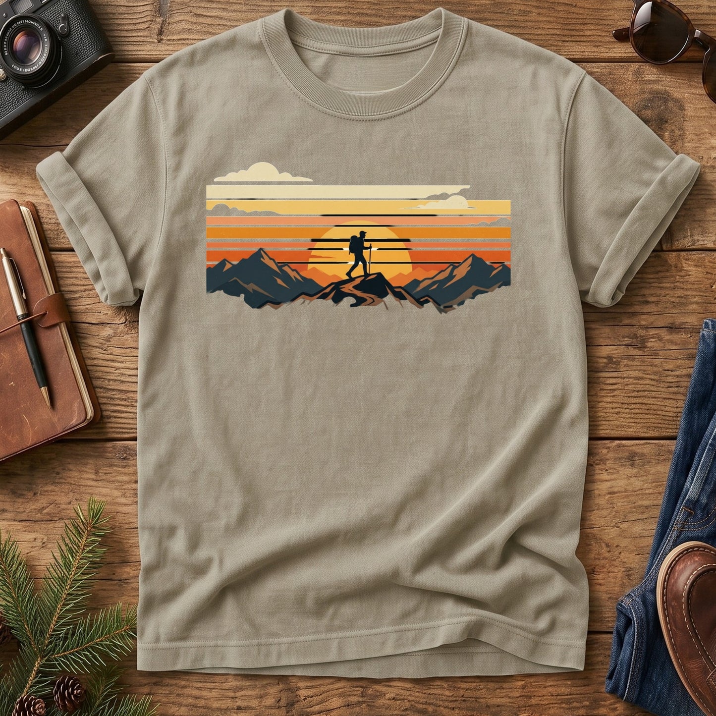 Golden Horizon Landscape Tee