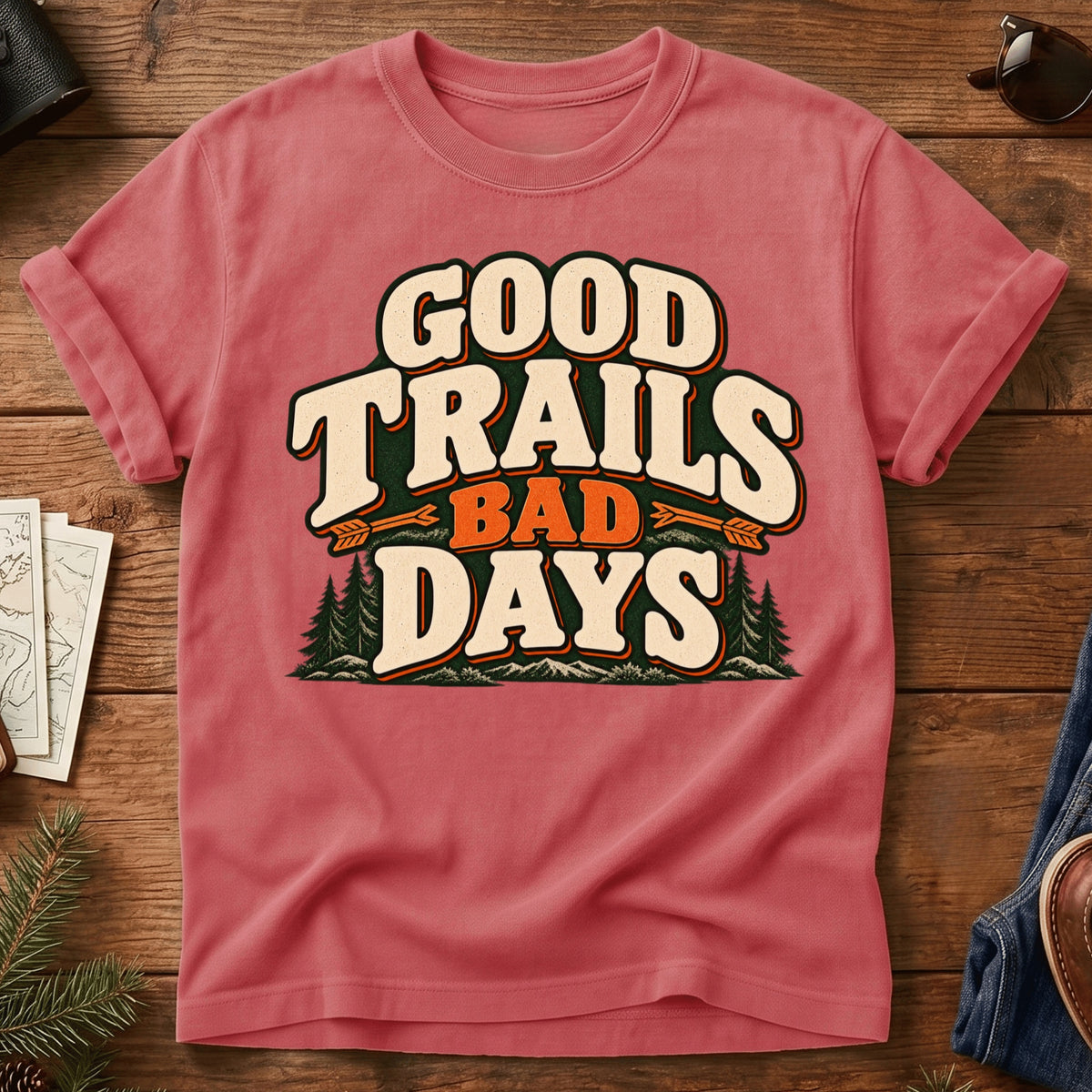 Good Trails Bad Days Tee