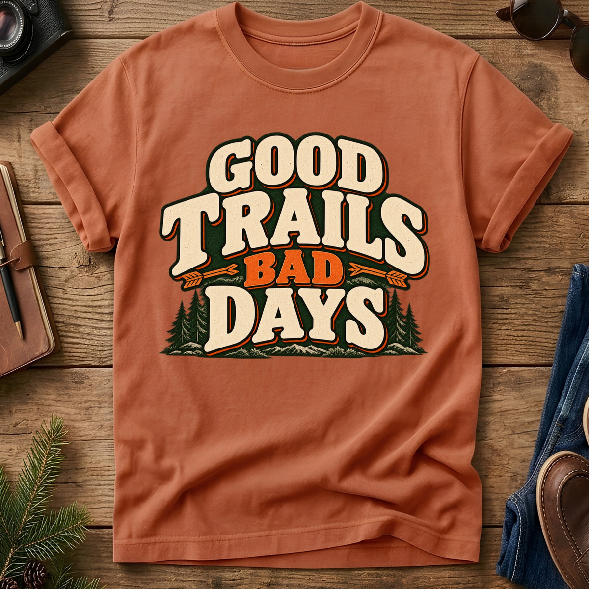 Good Trails Bad Days Tee