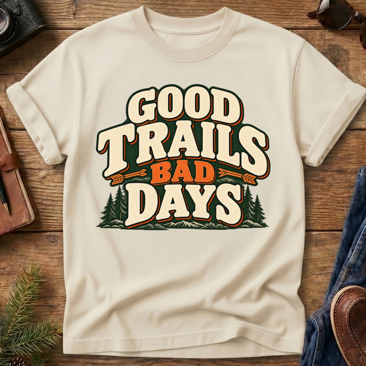 Good Trails Bad Days Tee