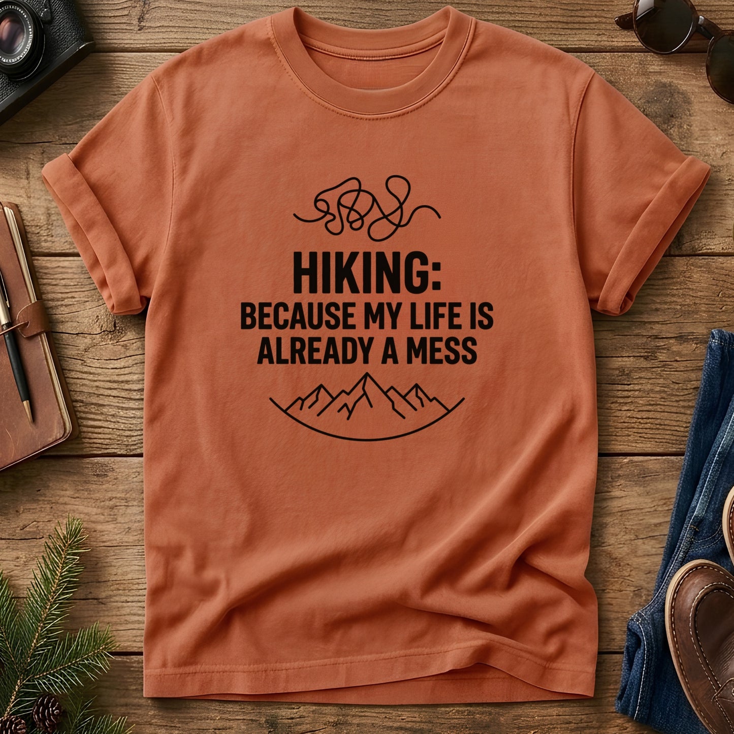 Hiking Life Mess Tee