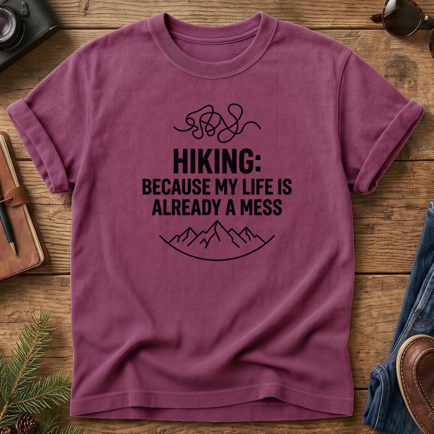 Hiking Life Mess Tee