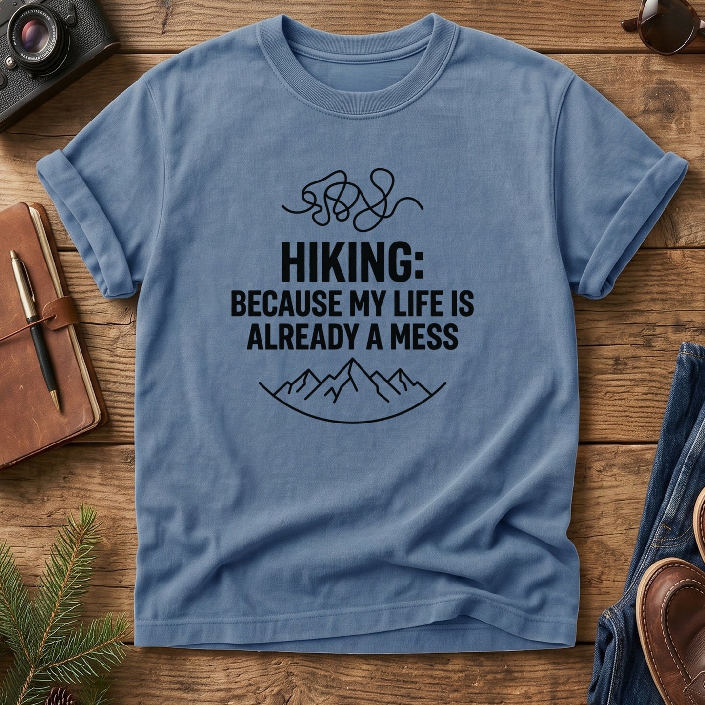 Hiking Life Mess Tee