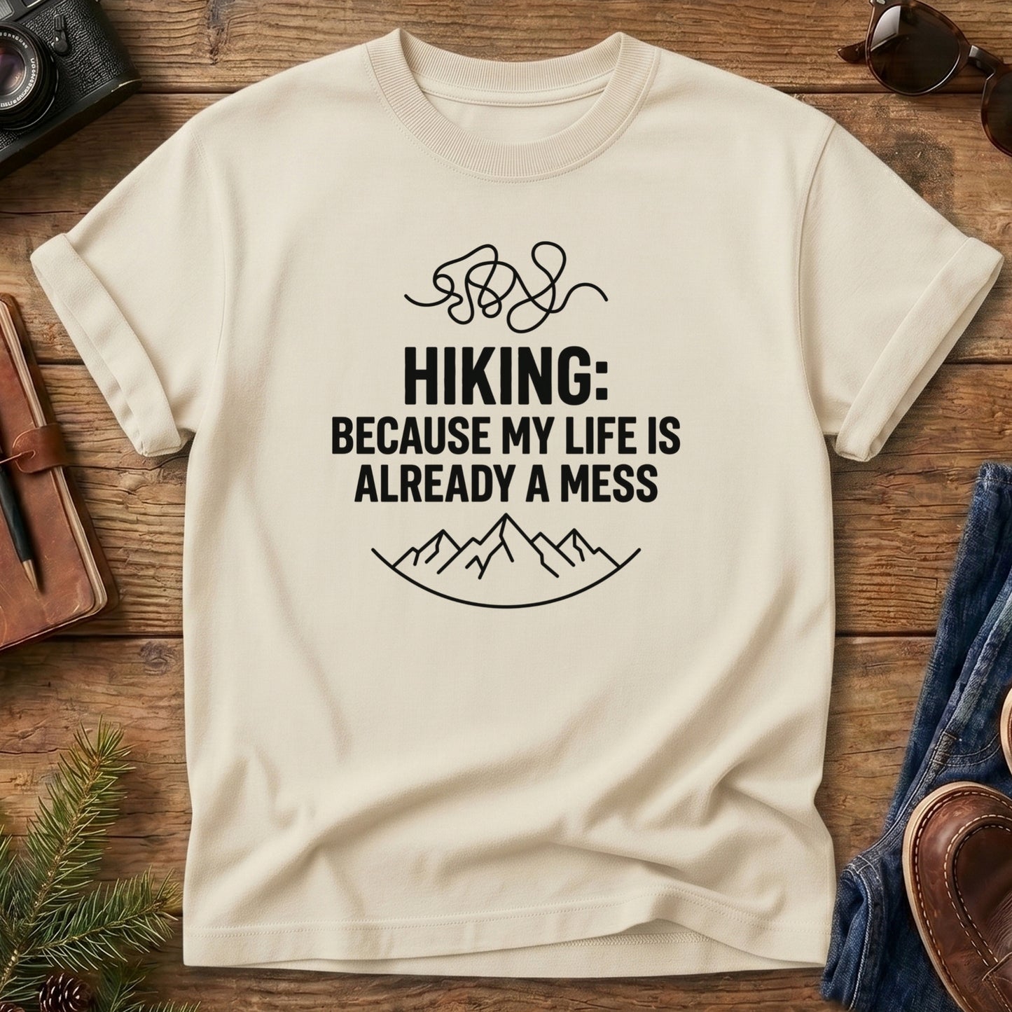 Hiking Life Mess Tee