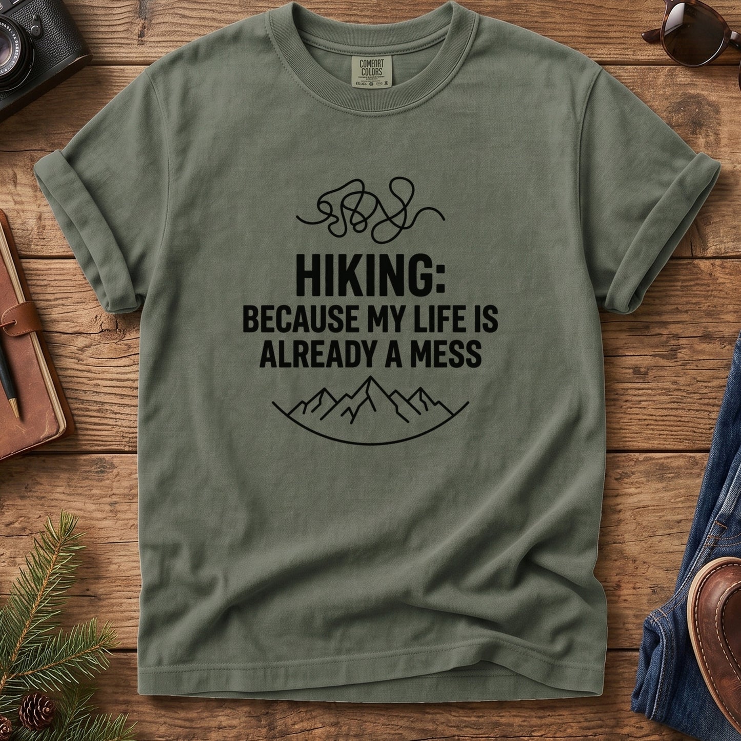Hiking Life Mess Tee