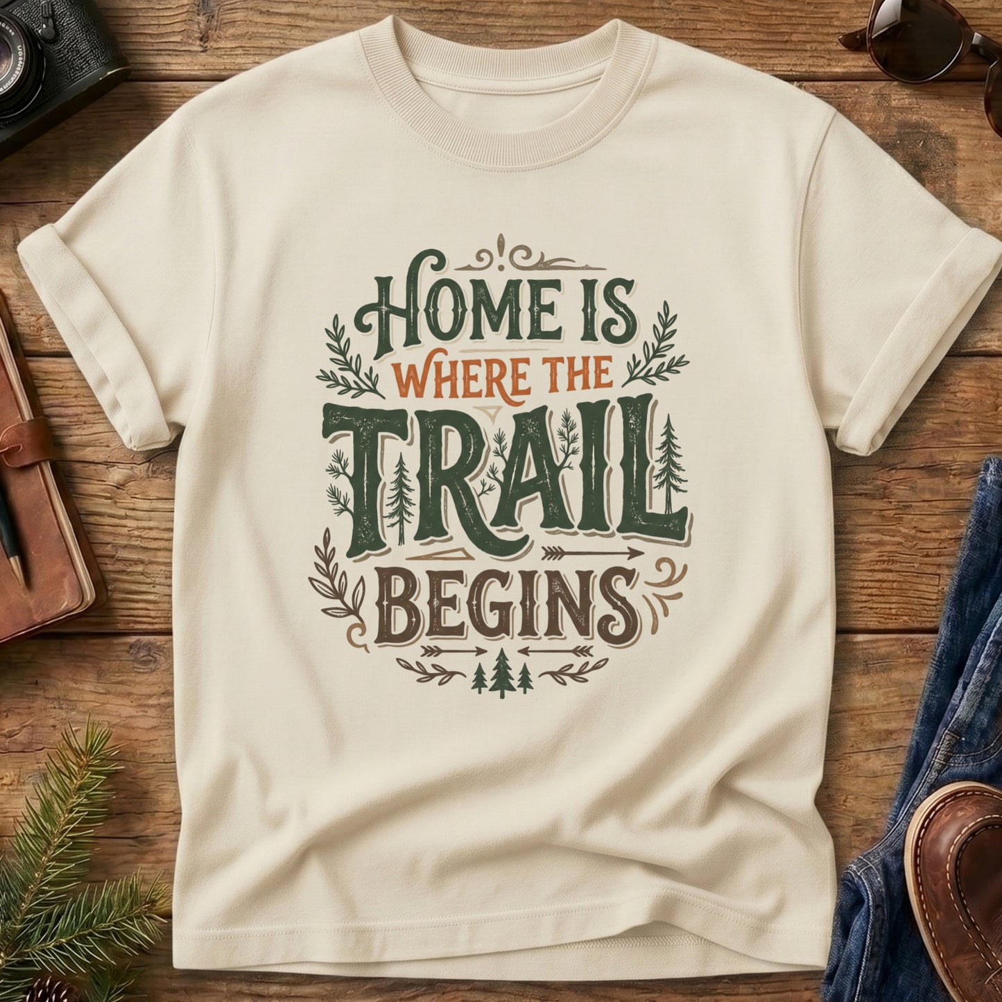 Home Is Where The Trail Begins Tee