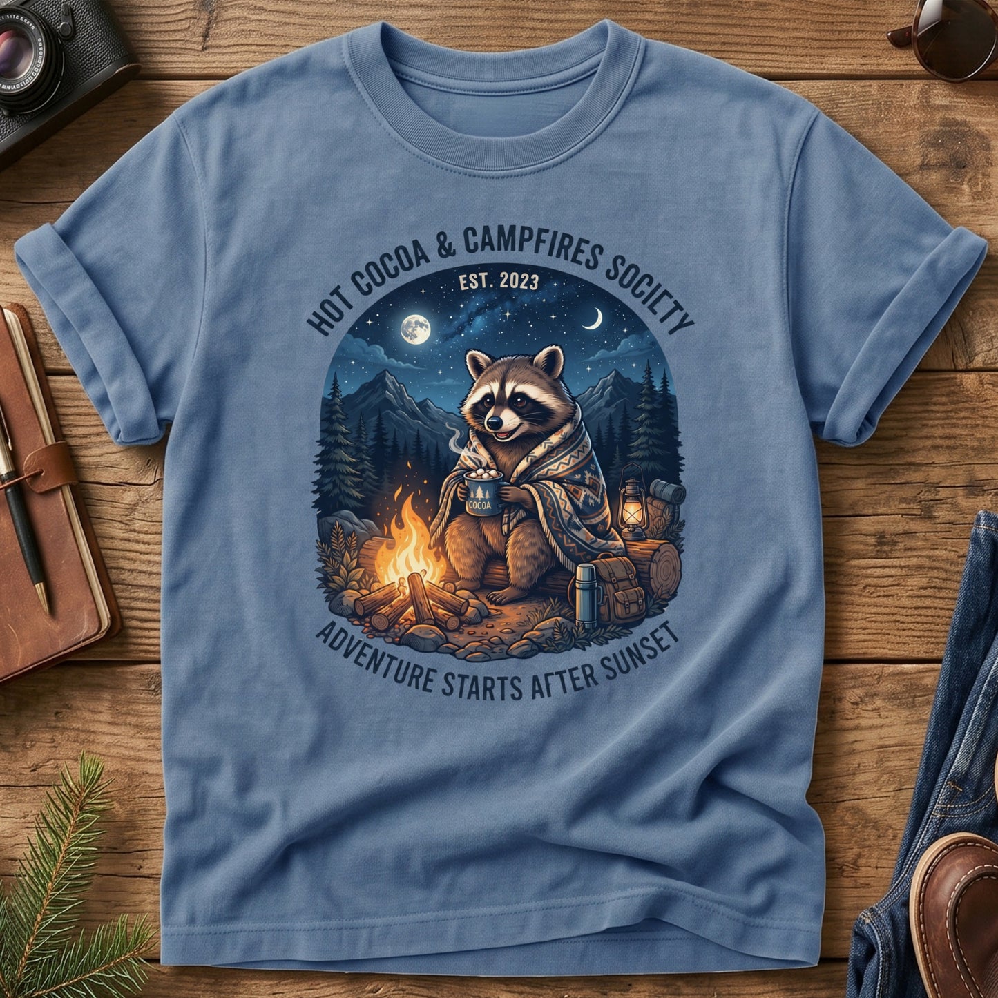 Hot Cocoa & Campfires Tee