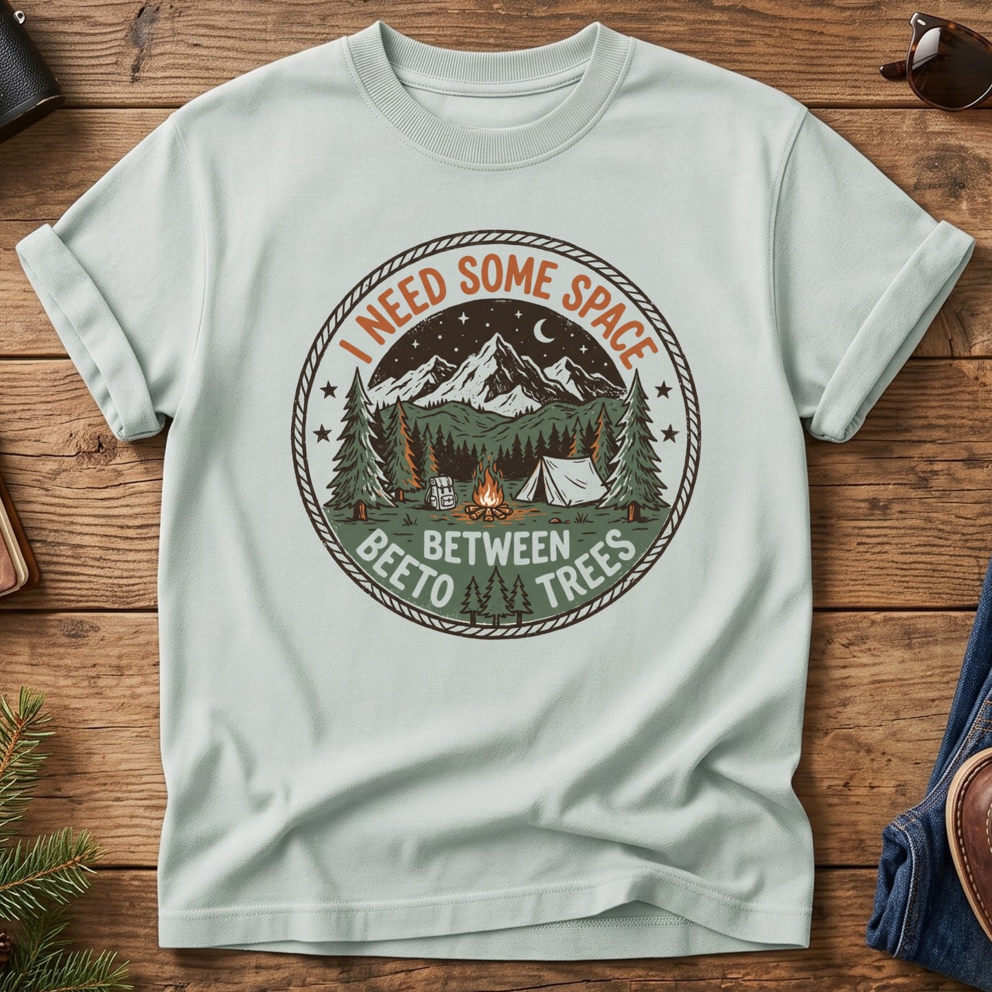 I Need Some Space Tee – I Need Some Space graphic on Bay Softstyle t-shirt