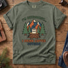 I'd Rather Be Outside Camping Tee – additional angle showing camping print