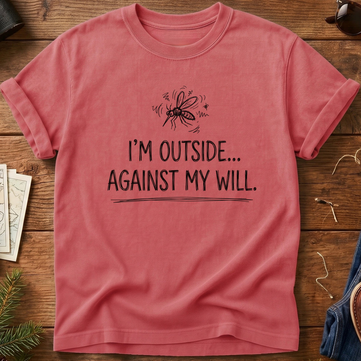 I m outside against my will