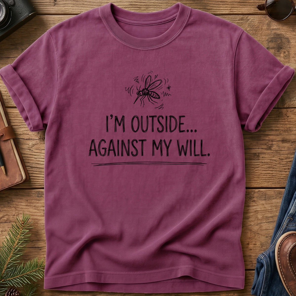 I m outside against my will