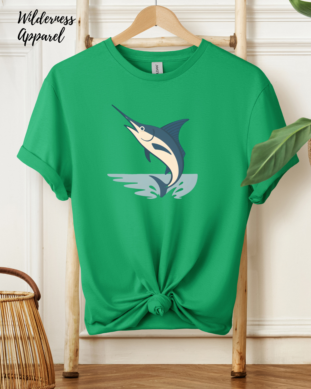 Retro Marlin Leap T-Shirt
