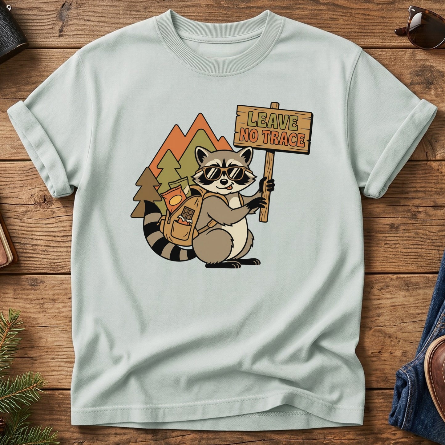 Leave No Trace Raccoon T-Shirt