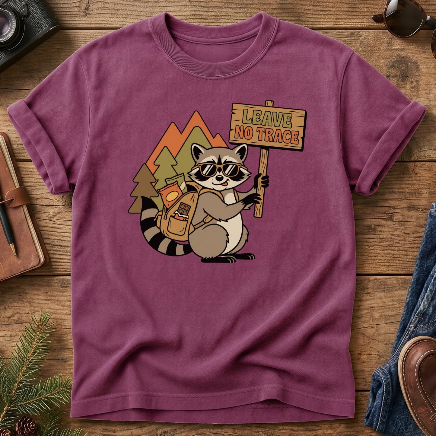 Leave No Trace Raccoon T-Shirt