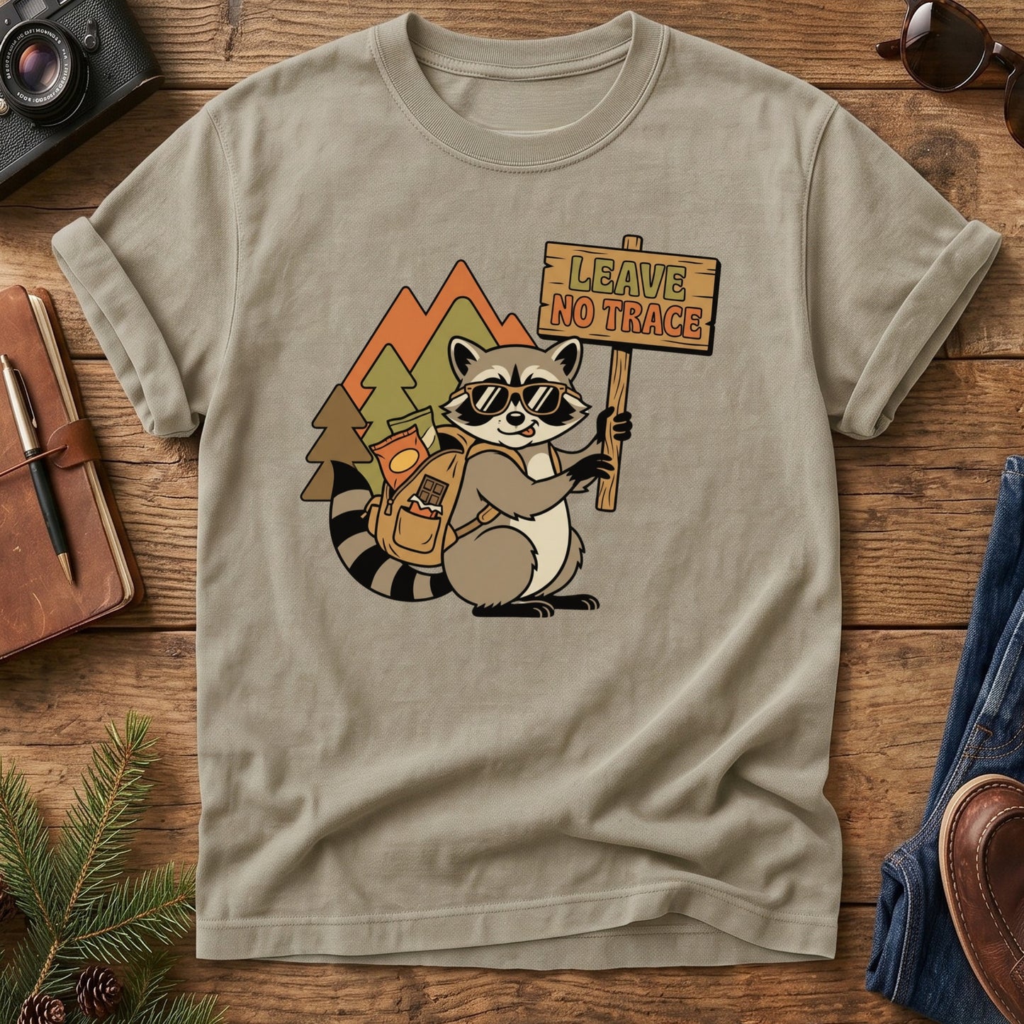 Leave No Trace Raccoon T-Shirt