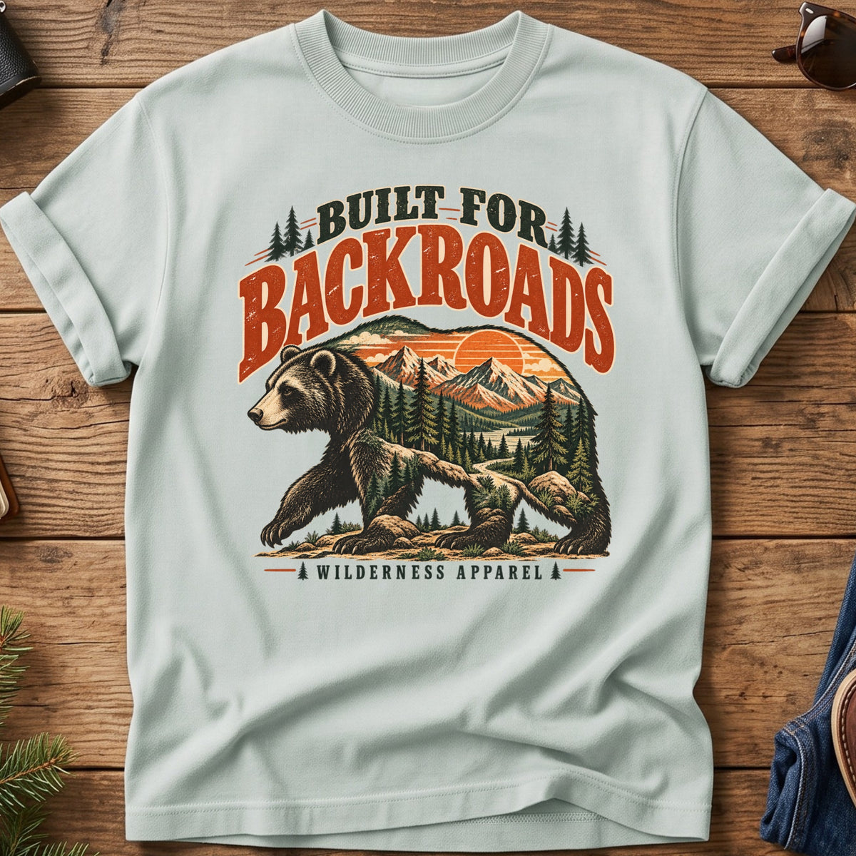 Built for Backroads Bear Tee