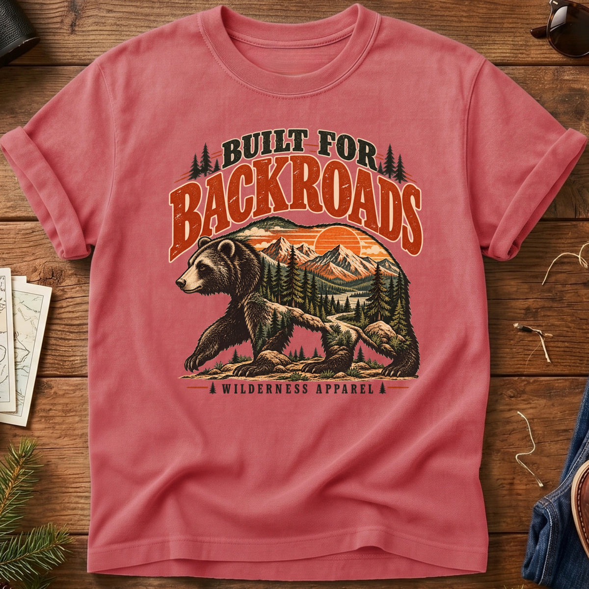 Built for Backroads Bear Tee