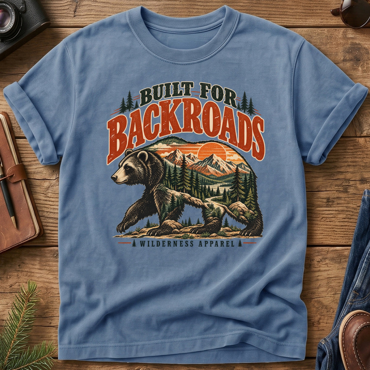 Built for Backroads Bear Tee