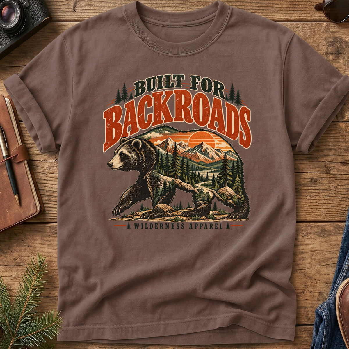 Built for Backroads Bear Tee
