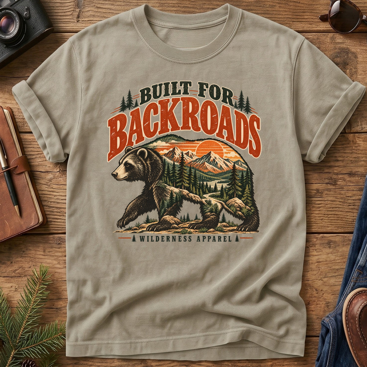 Built for Backroads Bear Tee