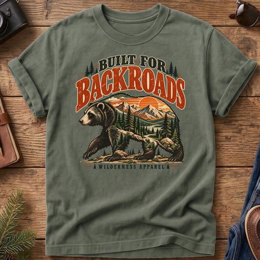 Built for Backroads Bear Tee – Wilderness Apparel bear graphic t-shirt