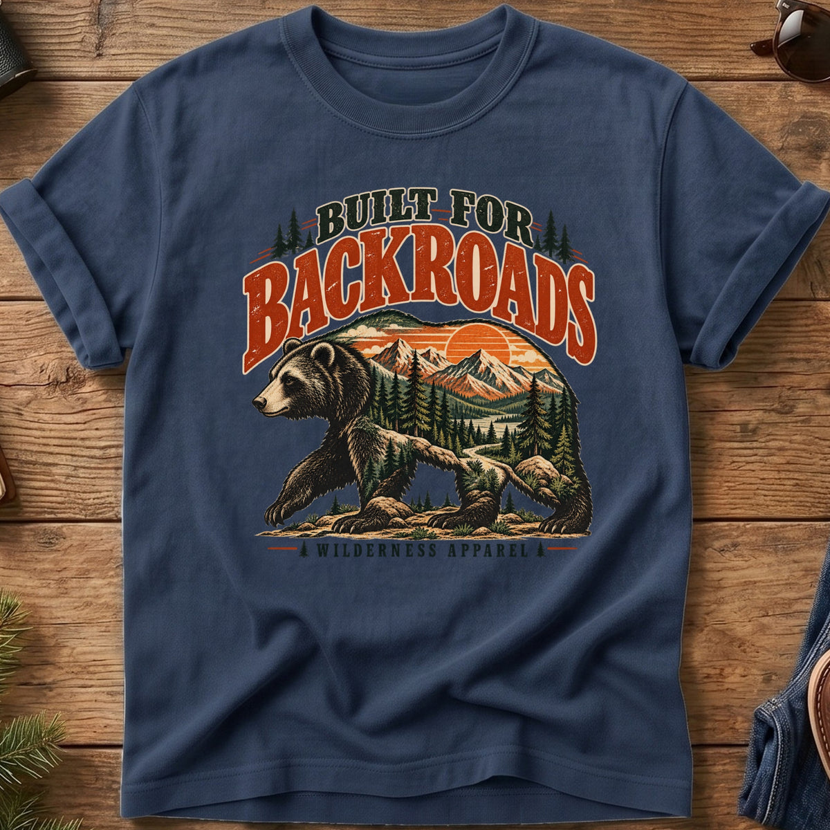 Built for Backroads Bear Tee