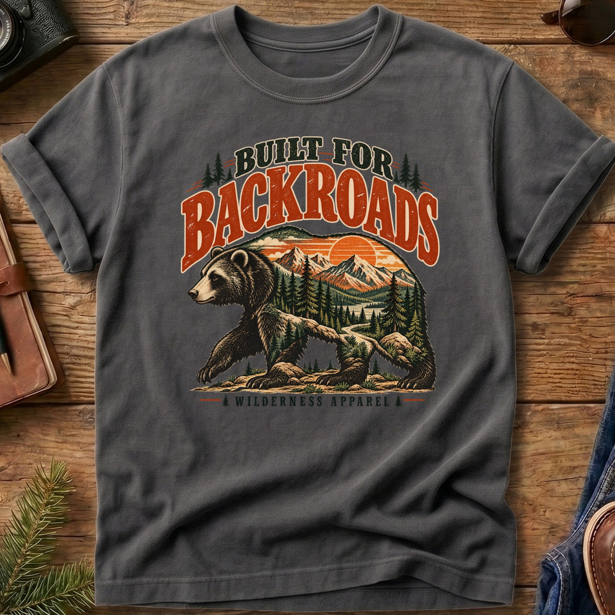 Built for Backroads Bear Tee