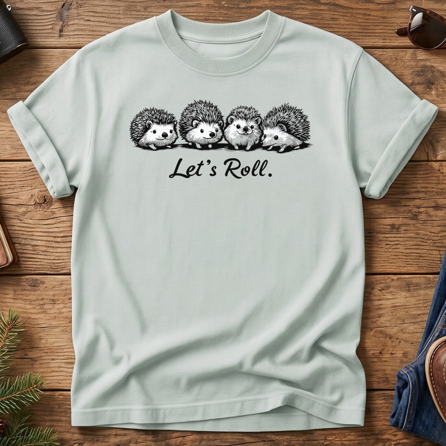 Let's Roll Hedgehog Tee