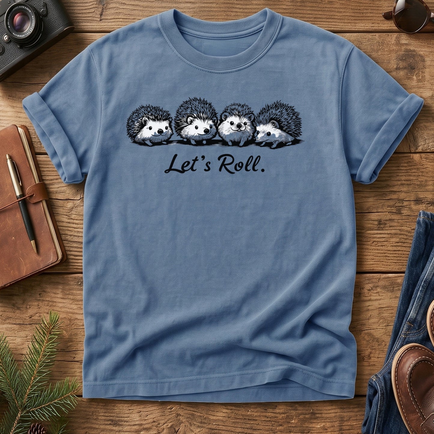 Let's Roll Hedgehog Tee
