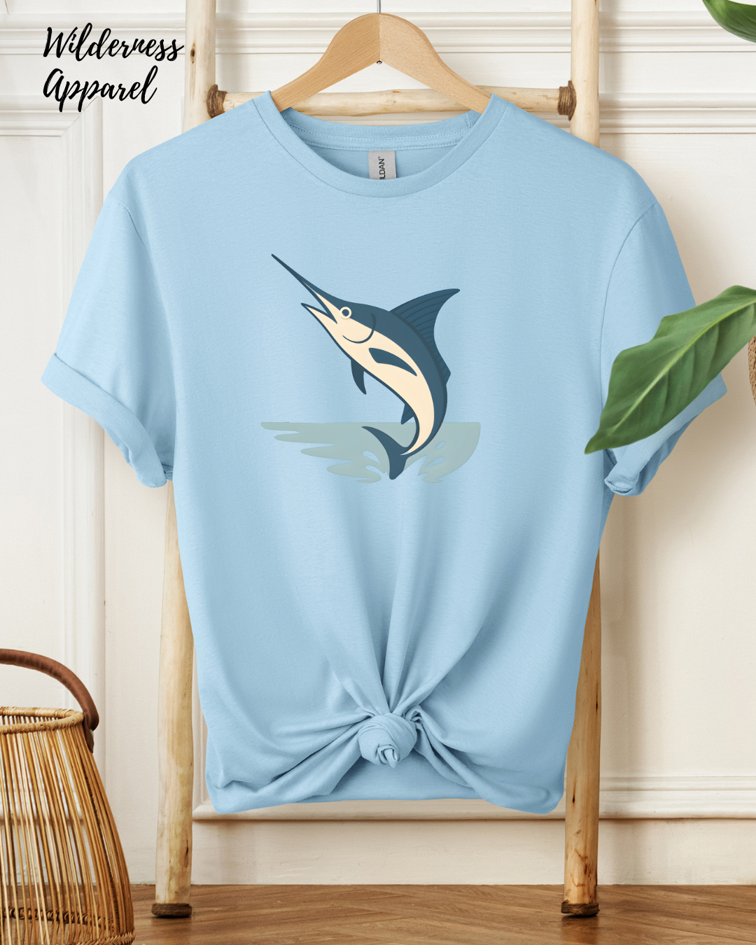 Retro Marlin Leap T-Shirt