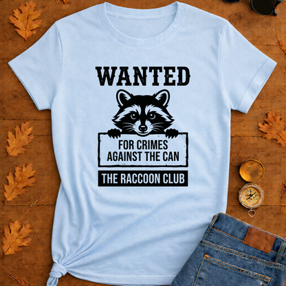 Wanted Raccoon T-Shirt