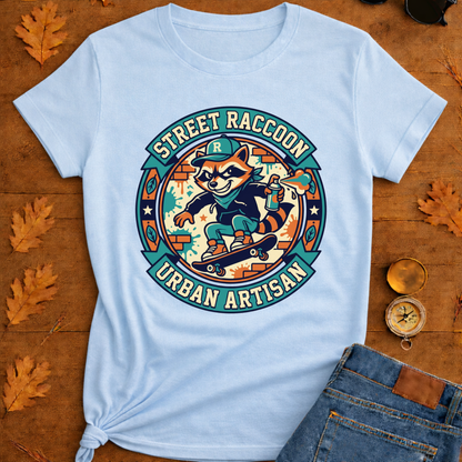 Street Raccoon Urban Artisan T-Shirt