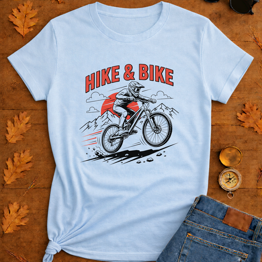 Hike & Bike — Adventure Outdoor T-Shirt