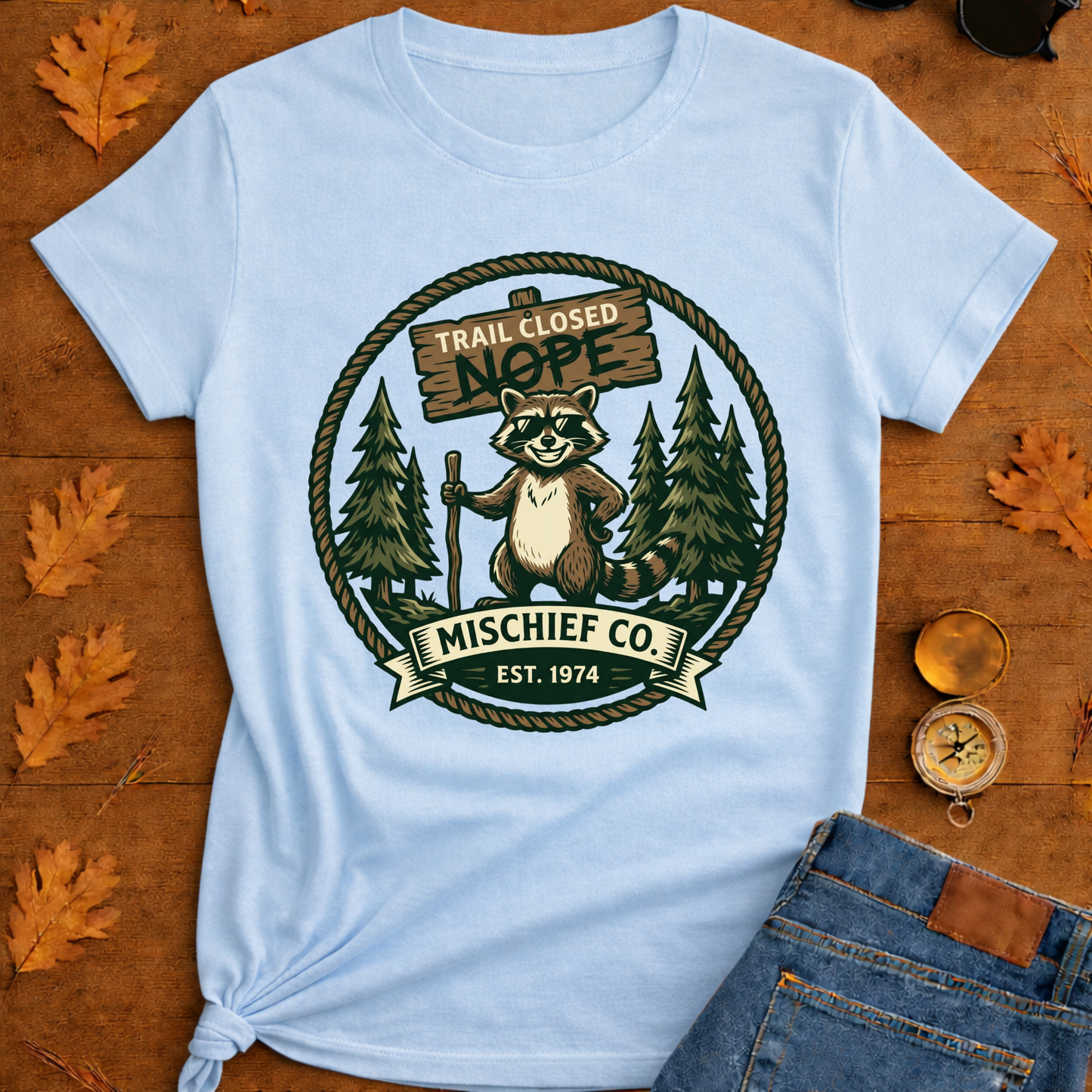 Trail close T-Shirt — Outdoor Hiking Nature Tee