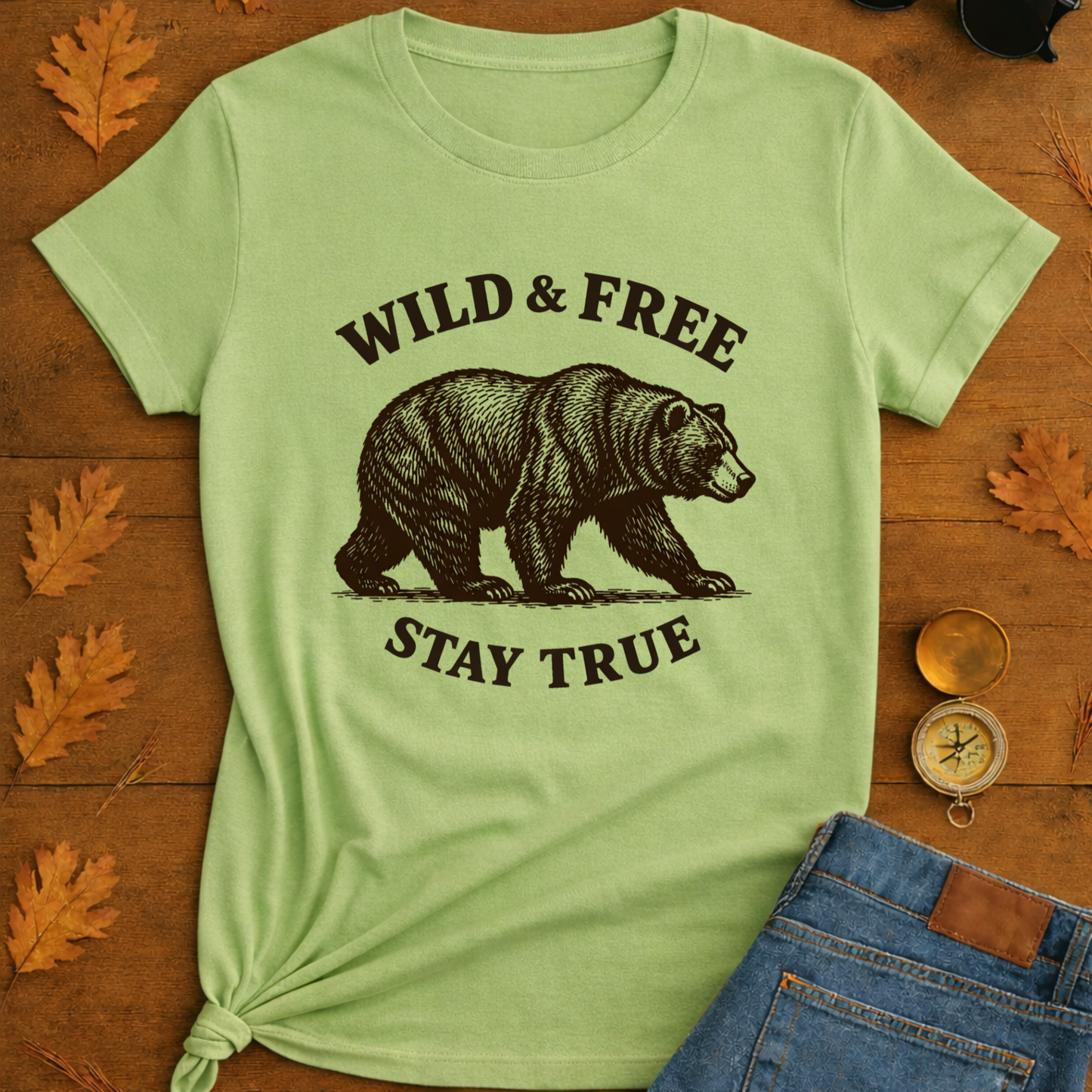 Wild and Free Bear Explore T-Shirt