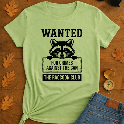 Wanted Raccoon T-Shirt