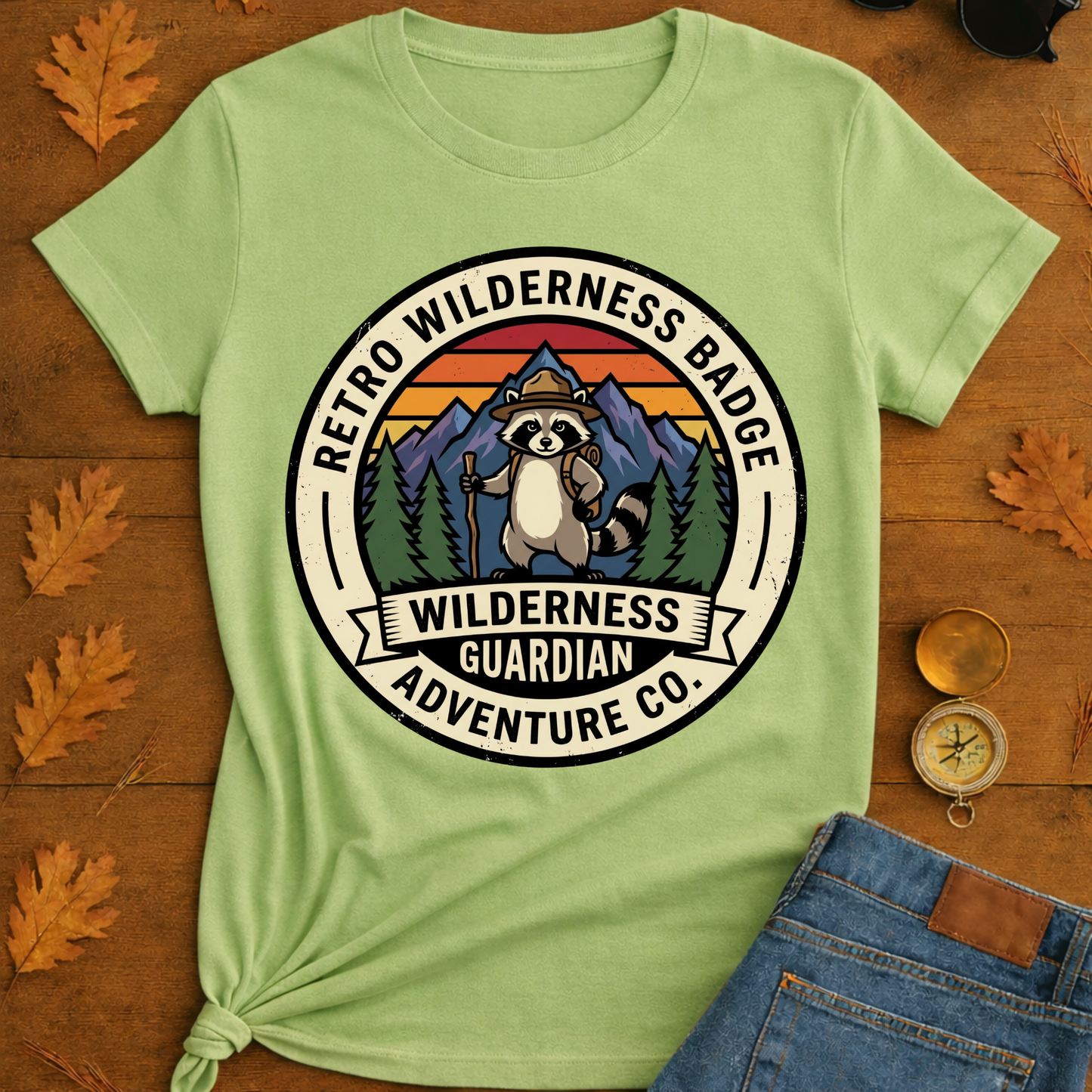 Retro Wilderness T-Shirt — Outdoor Hiking
