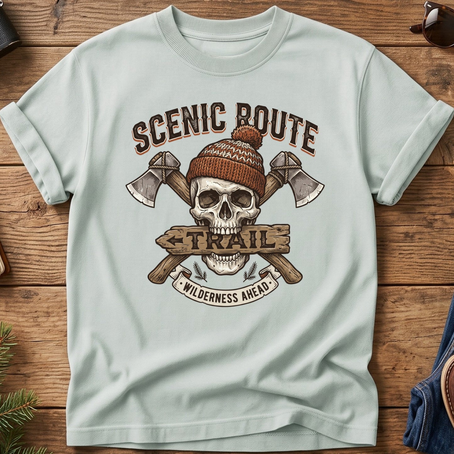 Lumberjack Skull Tee