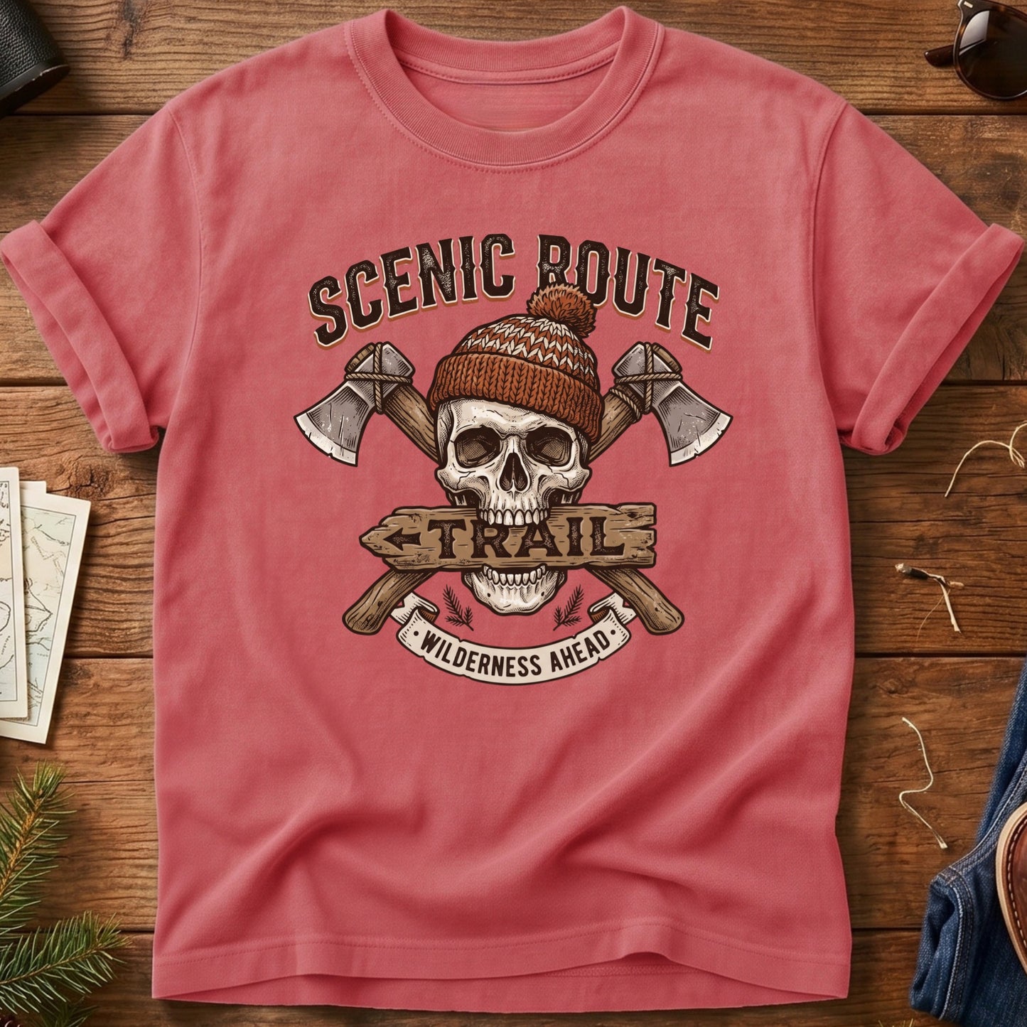 Lumberjack Skull Tee