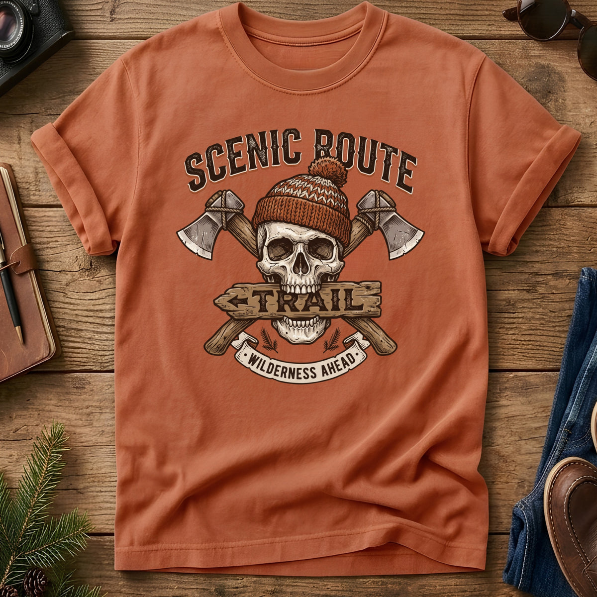 Lumberjack Skull Tee