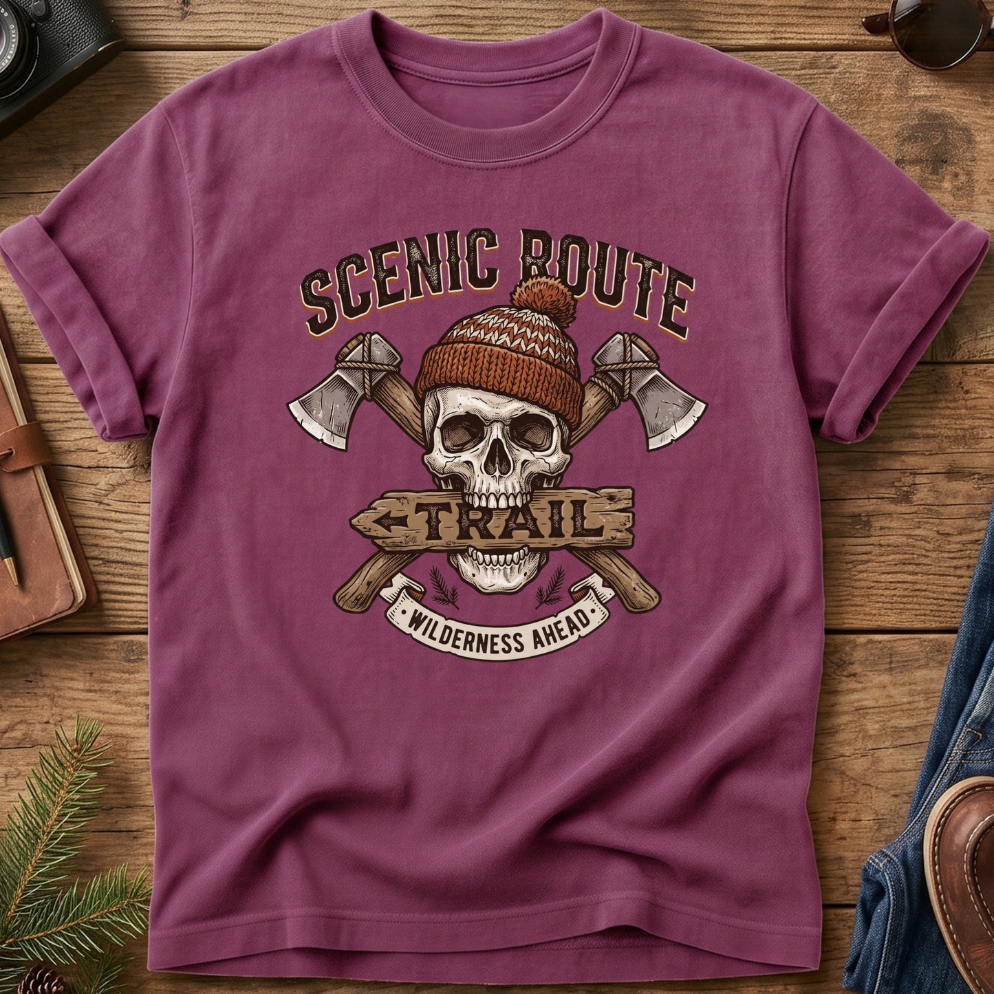 Lumberjack Skull Tee