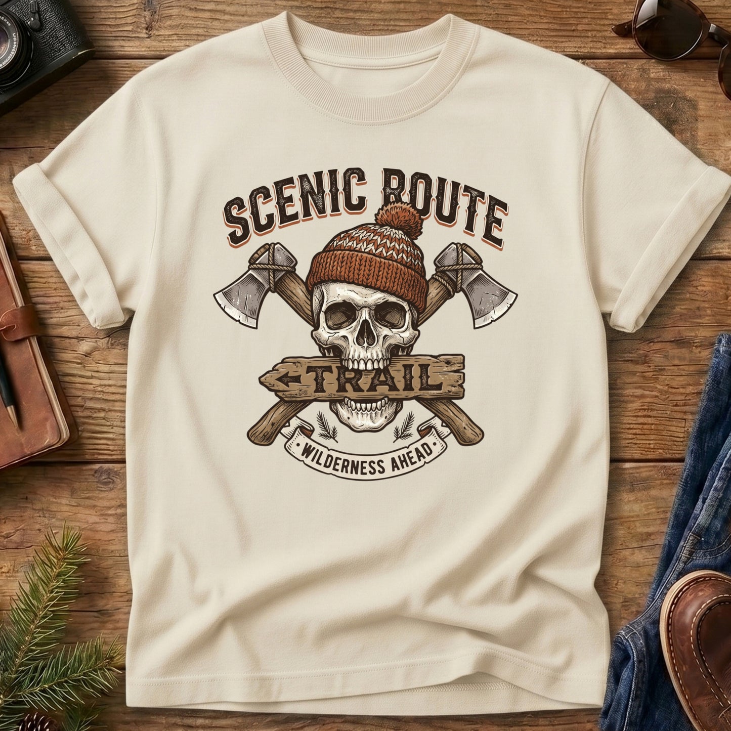 Lumberjack Skull Tee