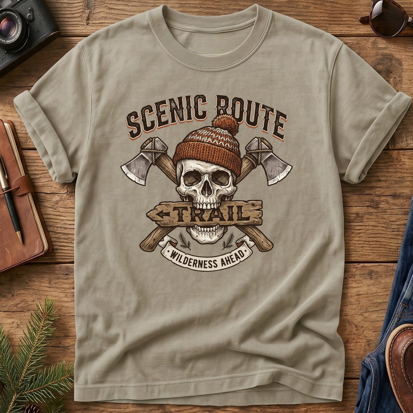 Lumberjack Skull Tee