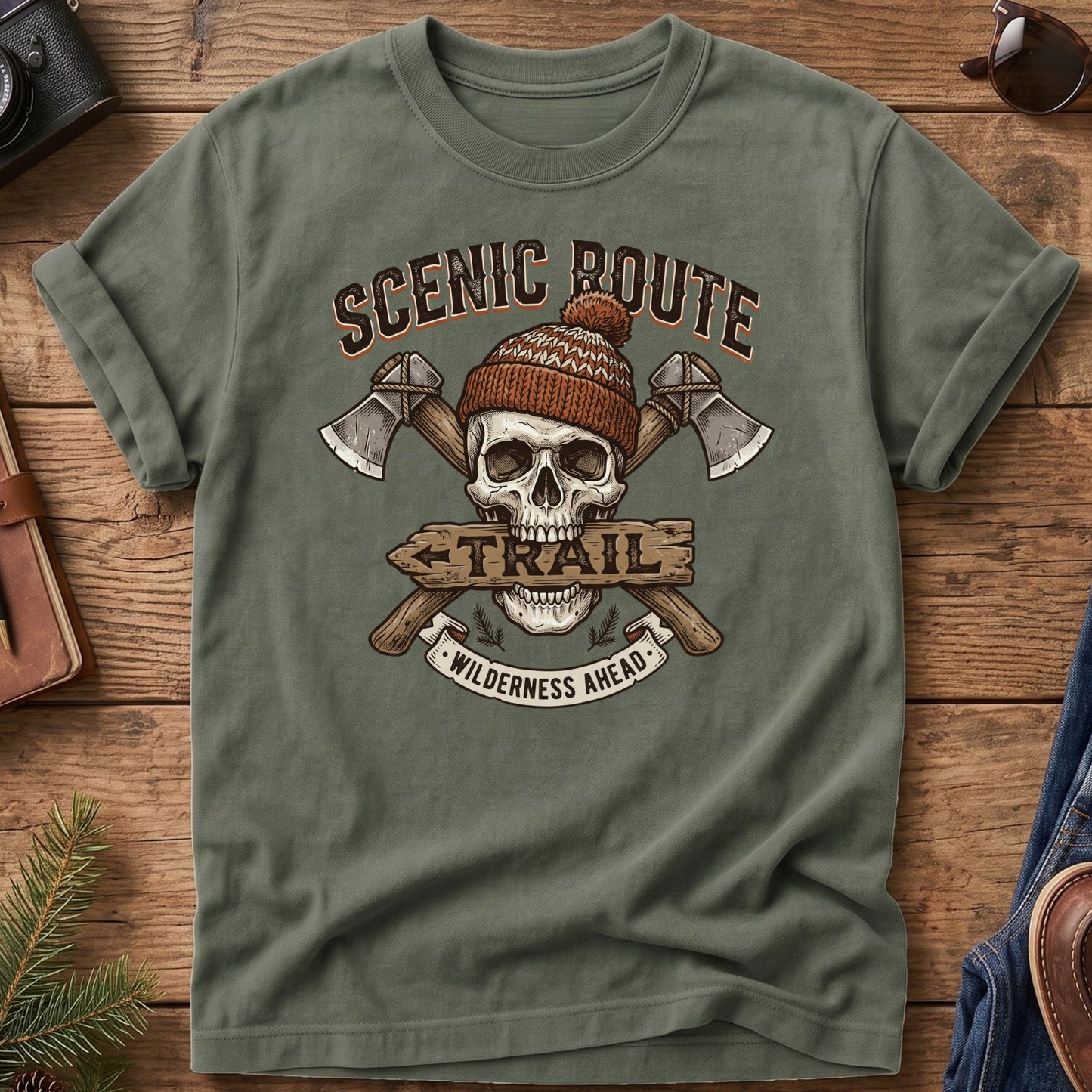 Lumberjack Skull Tee
