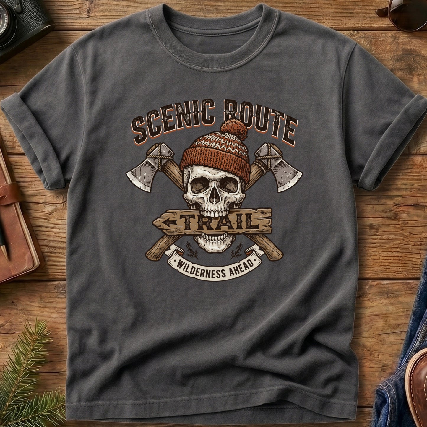 Lumberjack Skull Tee