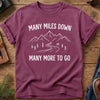 Many Miles Down Tee — Wilderness Apparel garment-dyed Comfort Colors tee, photo 2 of 8