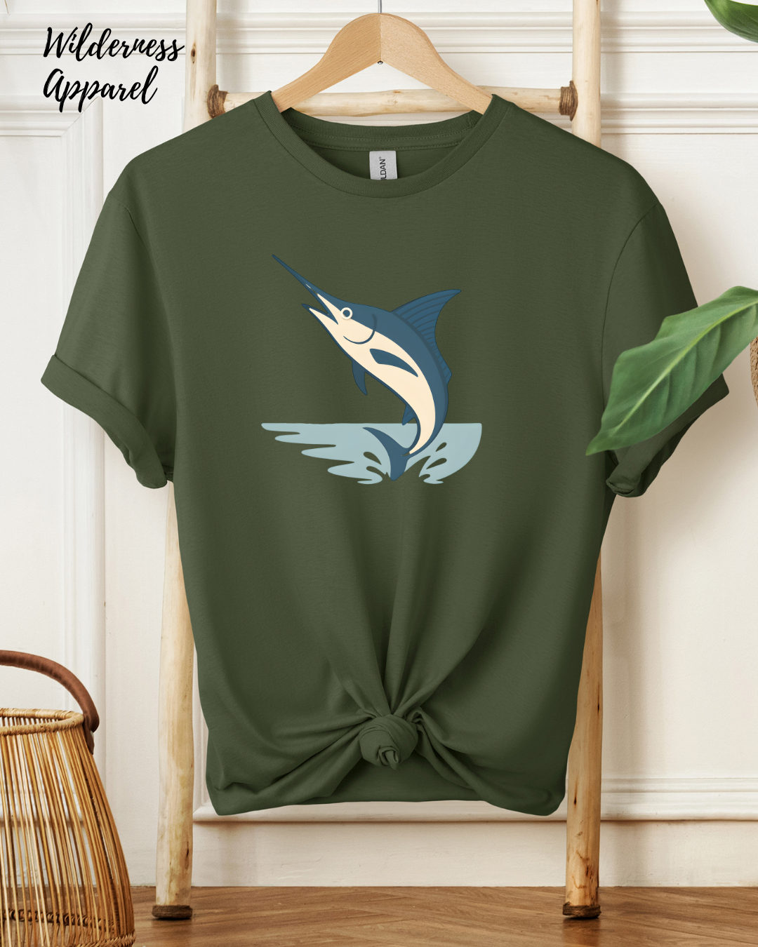 Retro Marlin Leap T-Shirt