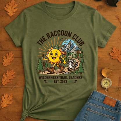 Hiking Sun T-Shirt — Smiling Sun in Boots Trail Tee