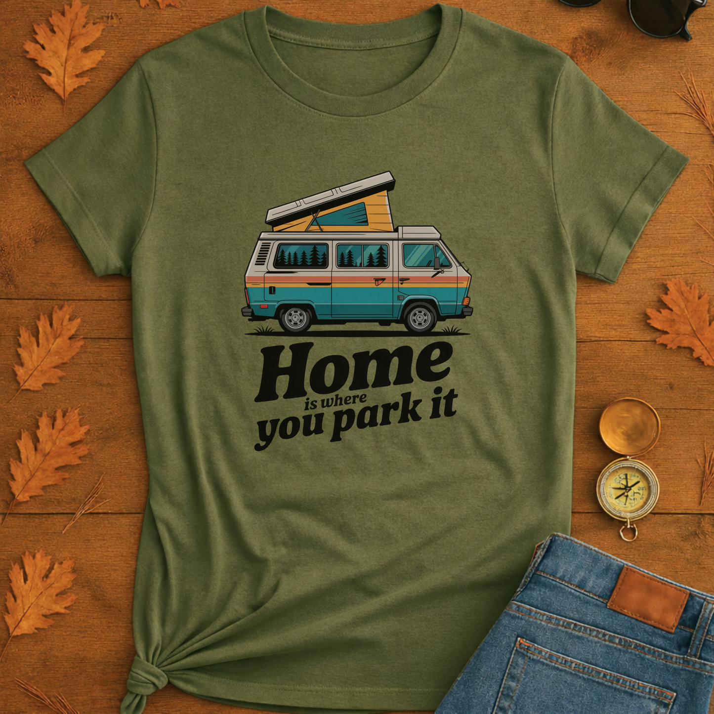 Campervan Camping Shirt