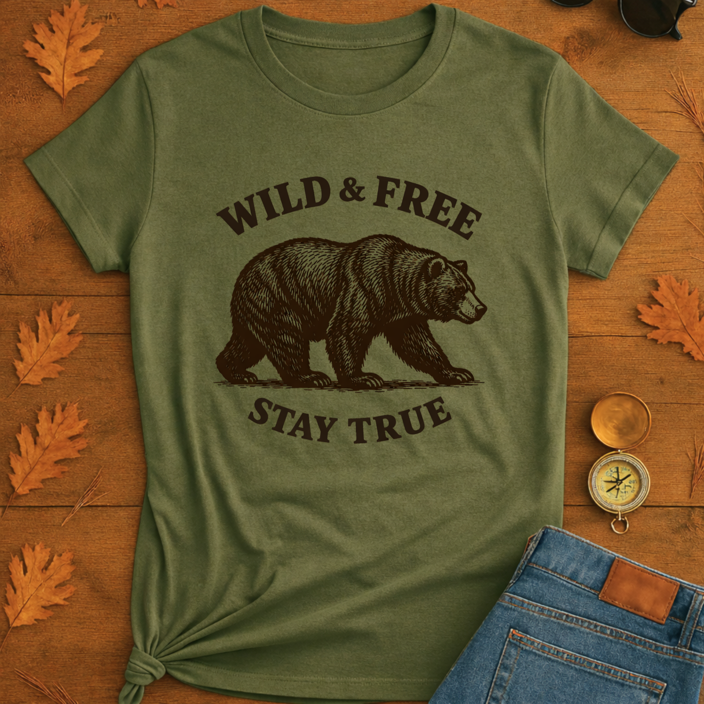 Wild and Free Bear Explore T-Shirt